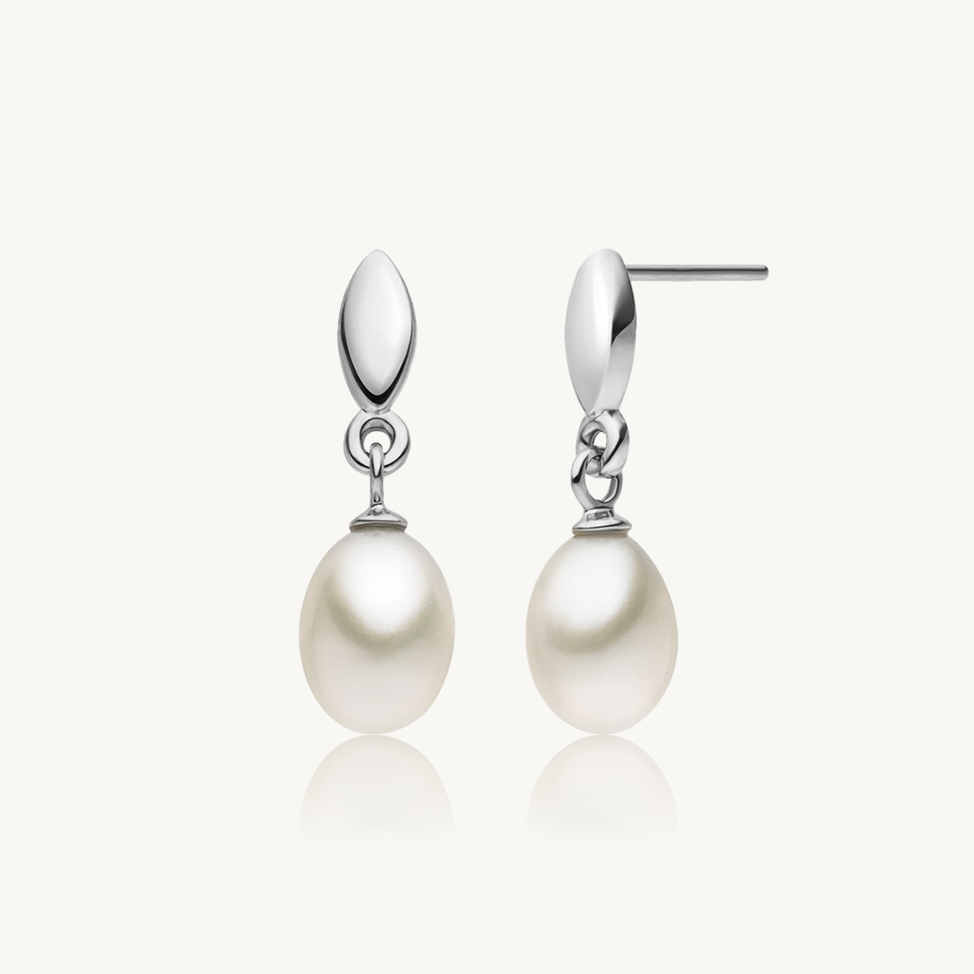 Pearl Oval Drop