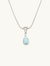 Blue Waterdrop Pendant Necklace