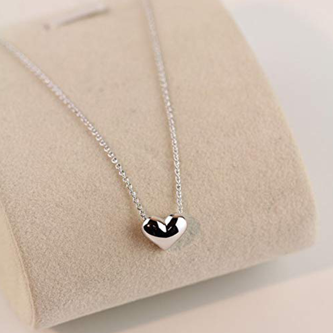 Dainty Heart Shaped Pendant Necklace