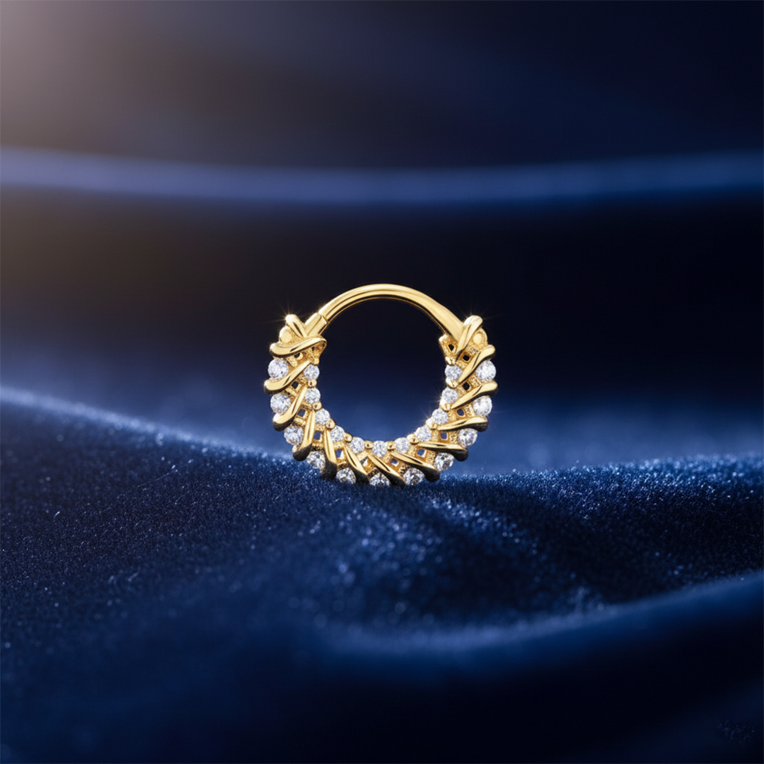 Small Diamond Studded Earring