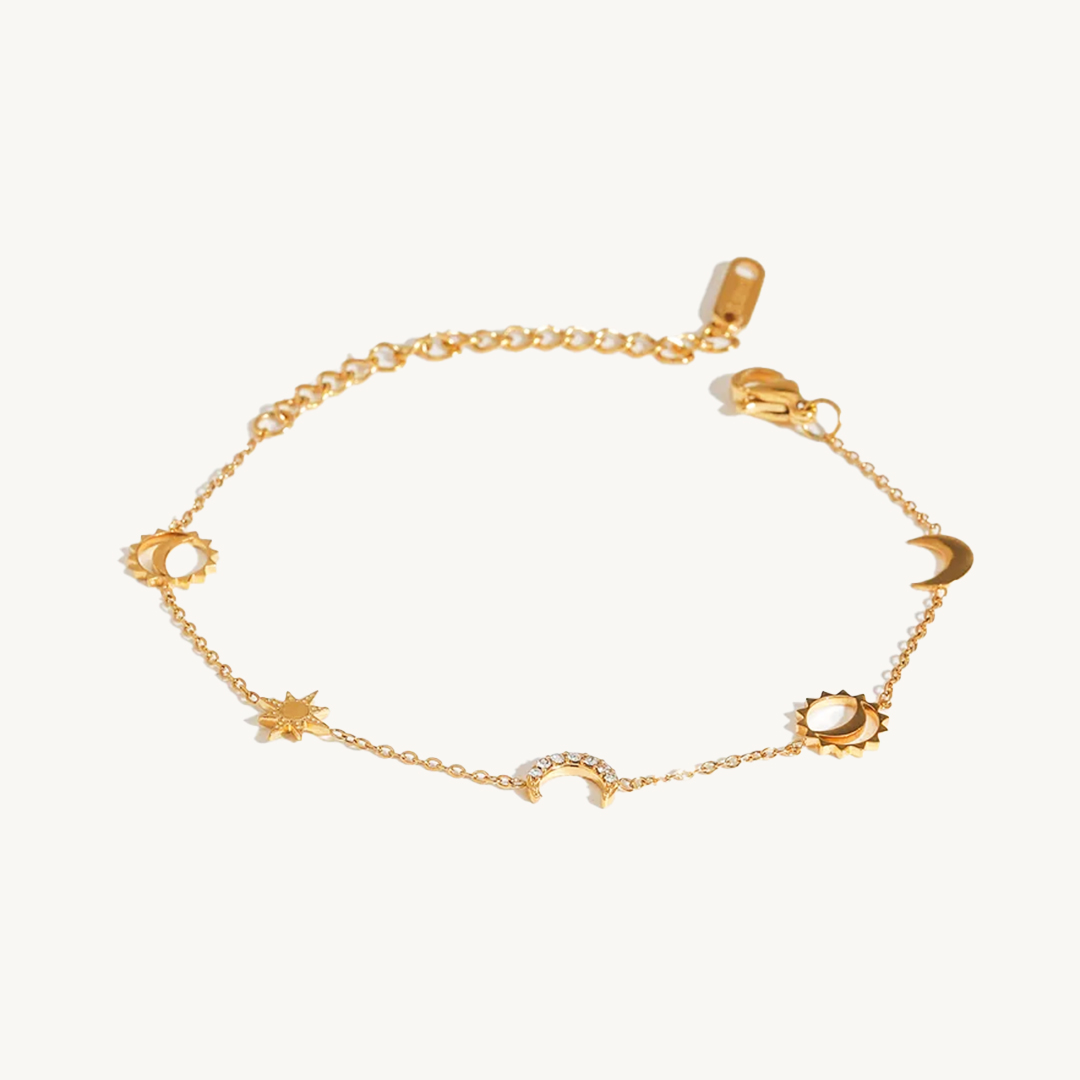 Star & Moon - Layered Bracelet