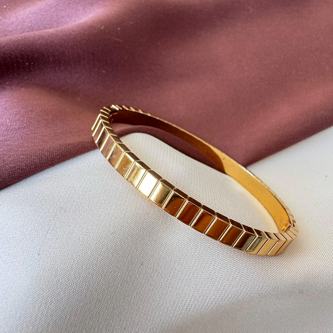Golden Stripes Bangle