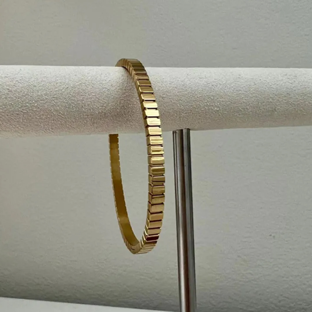 Golden Stripes Bangle