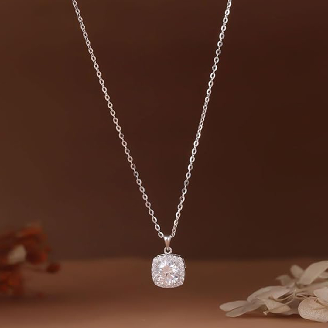 Illusion Cushion Necklace