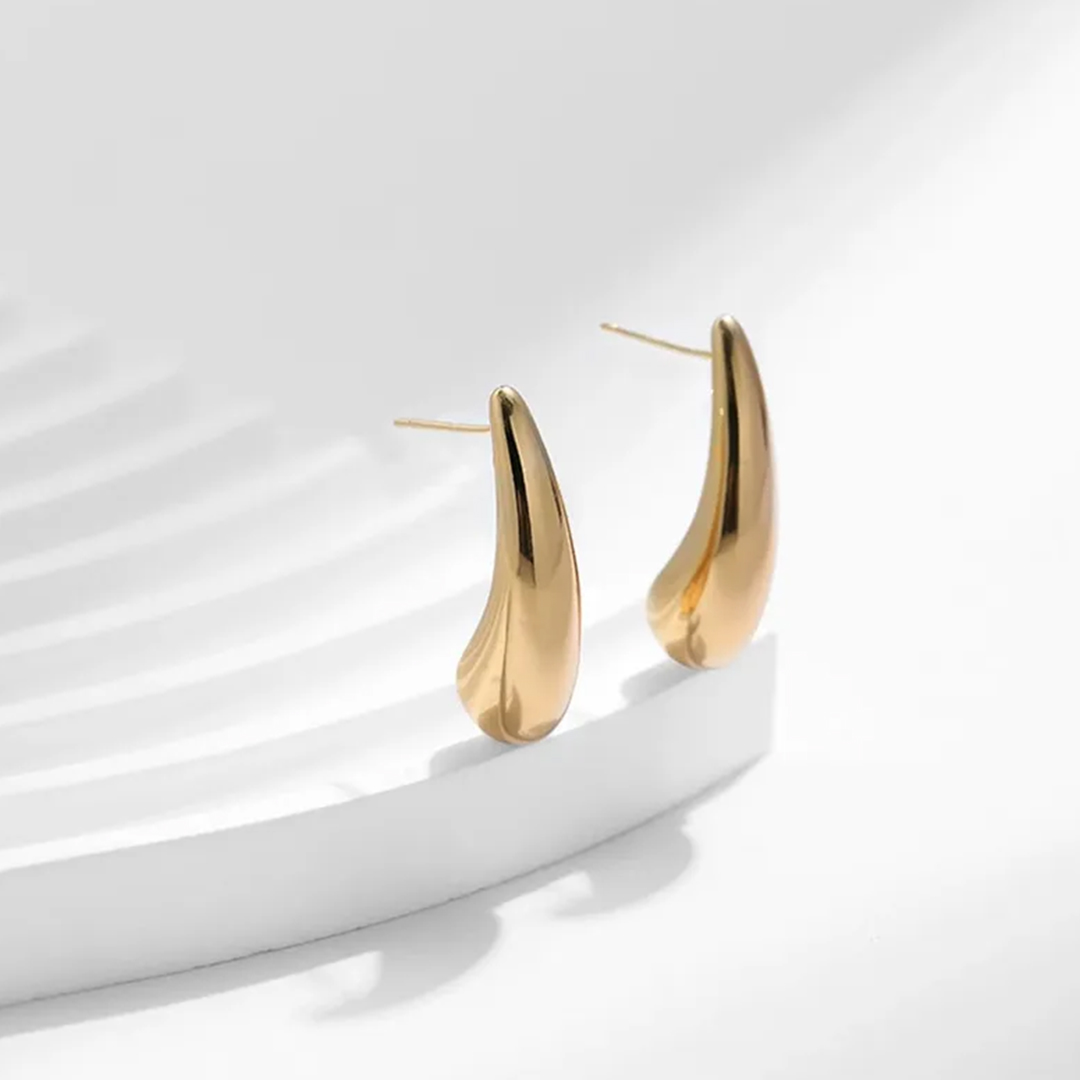 Elongated Water Drop Earring
