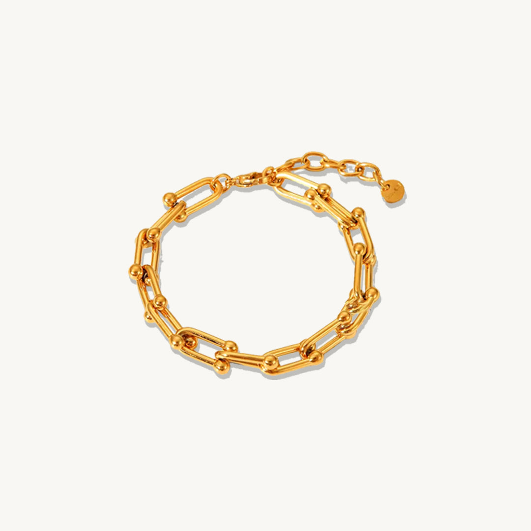 Bold Chain multi-loop Bracelet