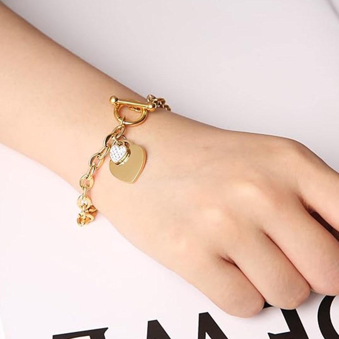 Heart Lock Bracelet