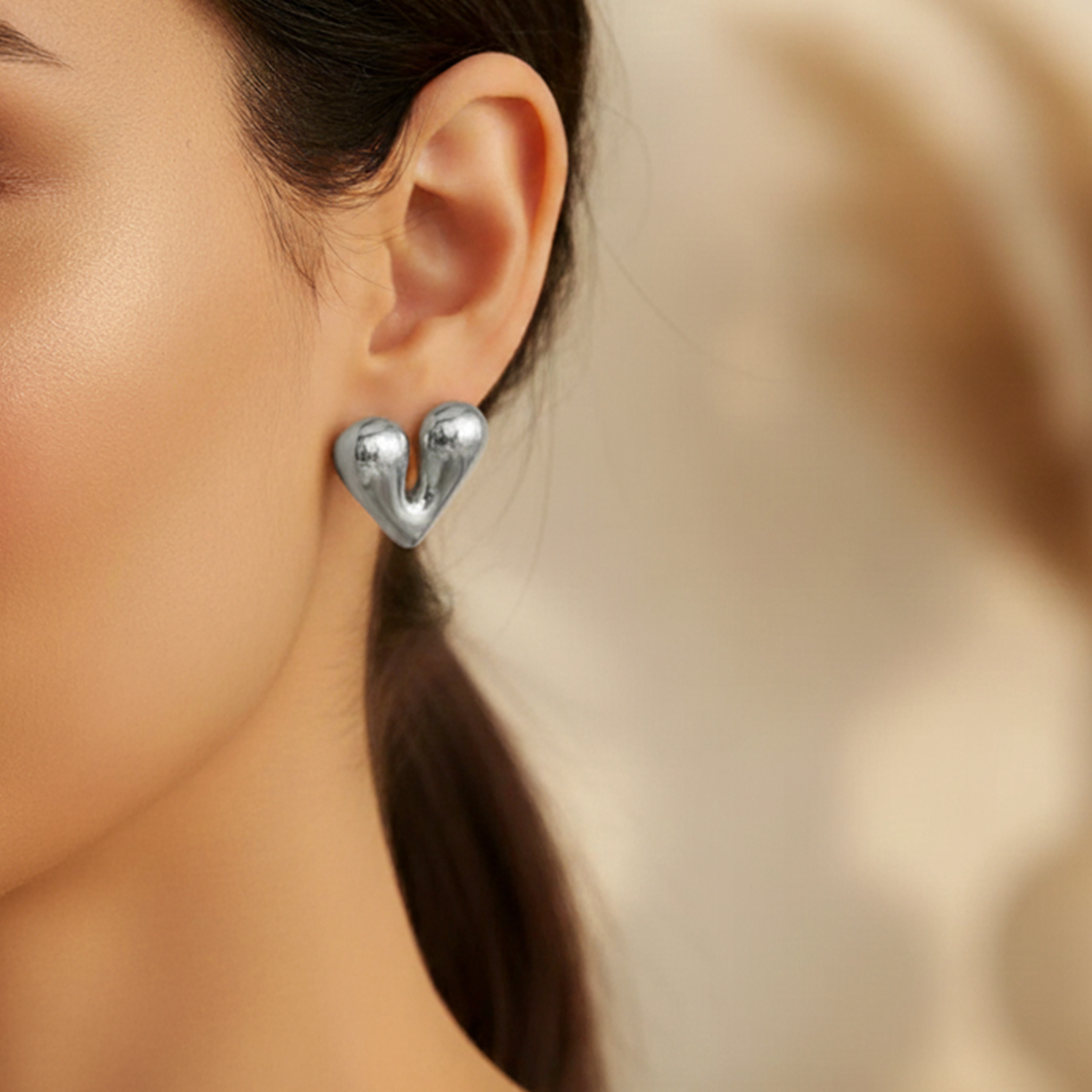 Heart Earring Studs