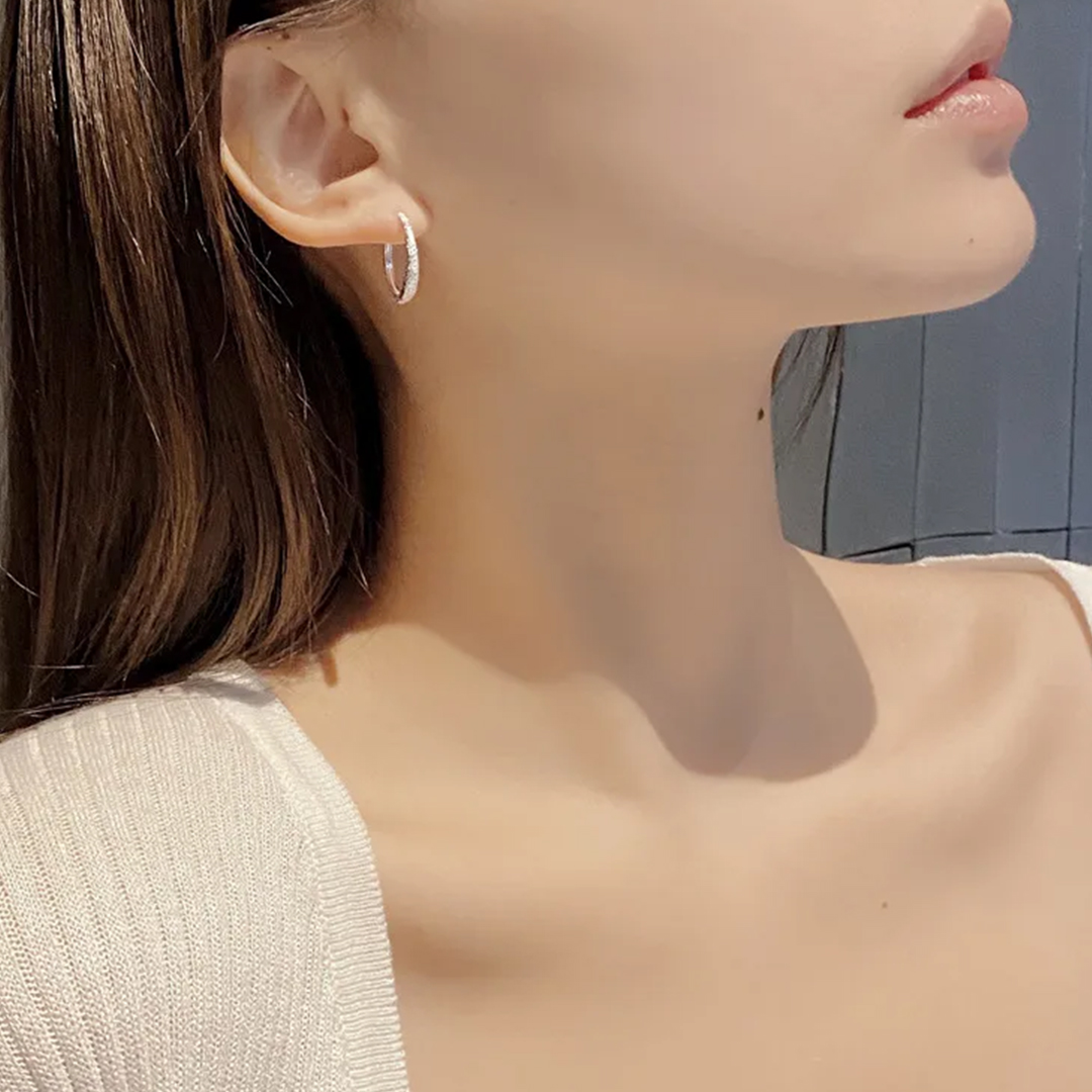 Glittery Hoop - Mid Size