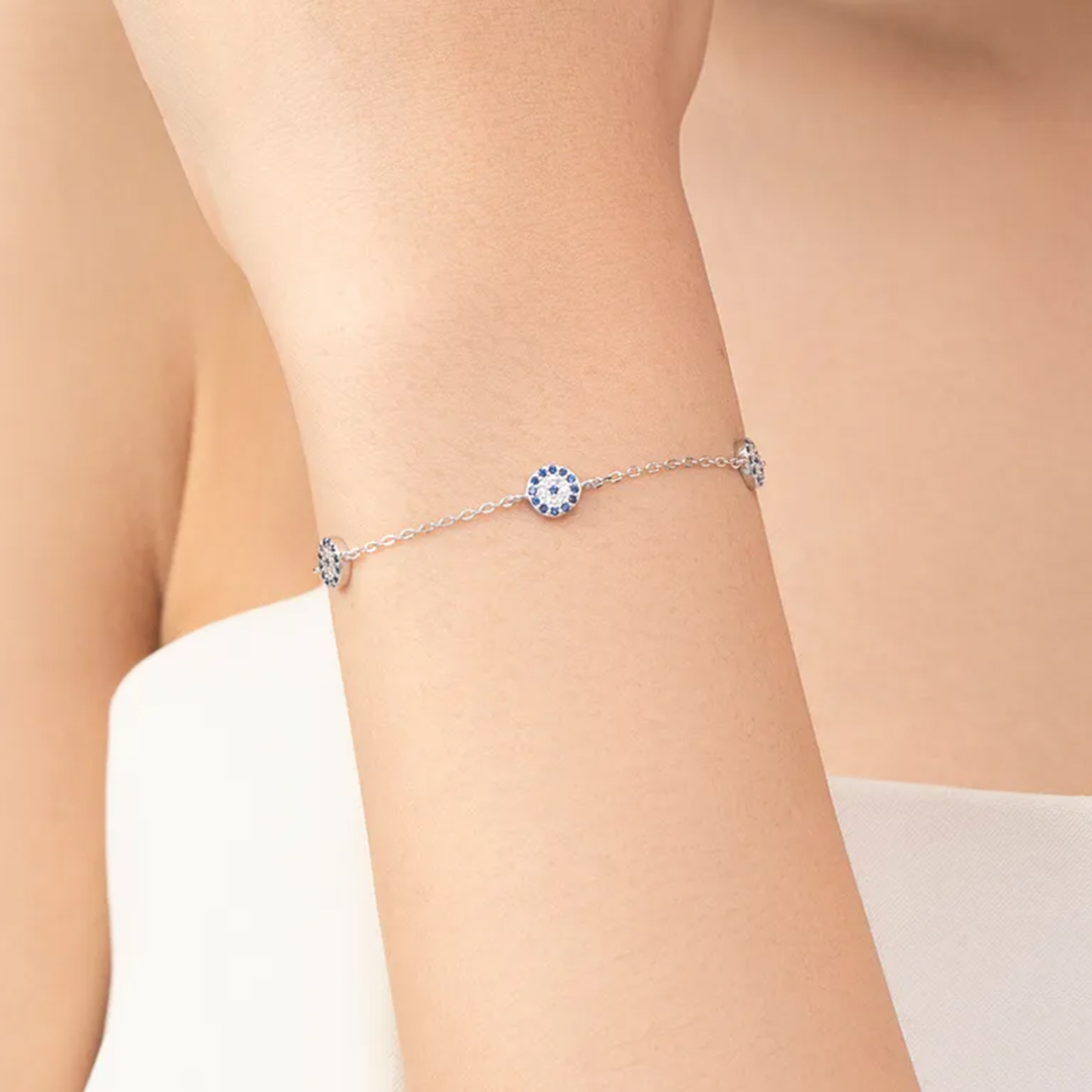 Round Evil Eye Bracelet