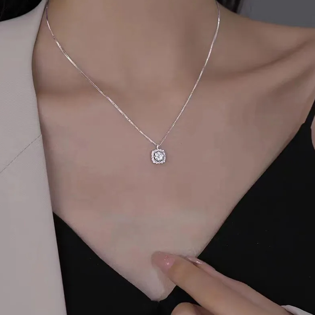 Illusion Cushion Necklace
