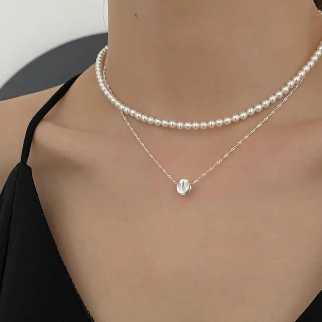 Cat Eye Bead Necklace