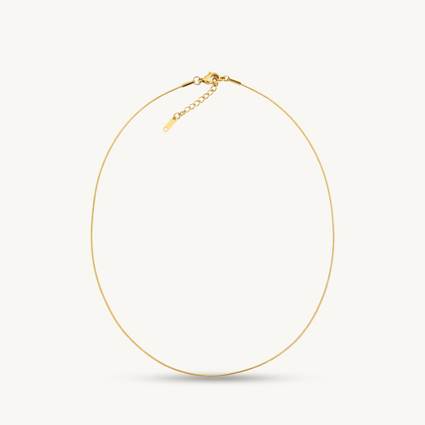Premium Anti-Tarnish Plain Round Gold Plated Chain