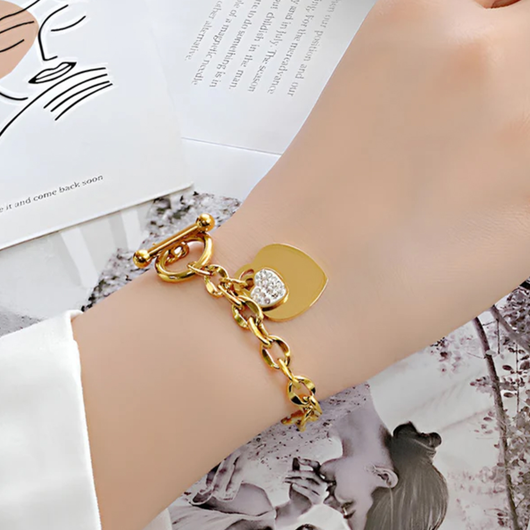 Heart Lock Bracelet