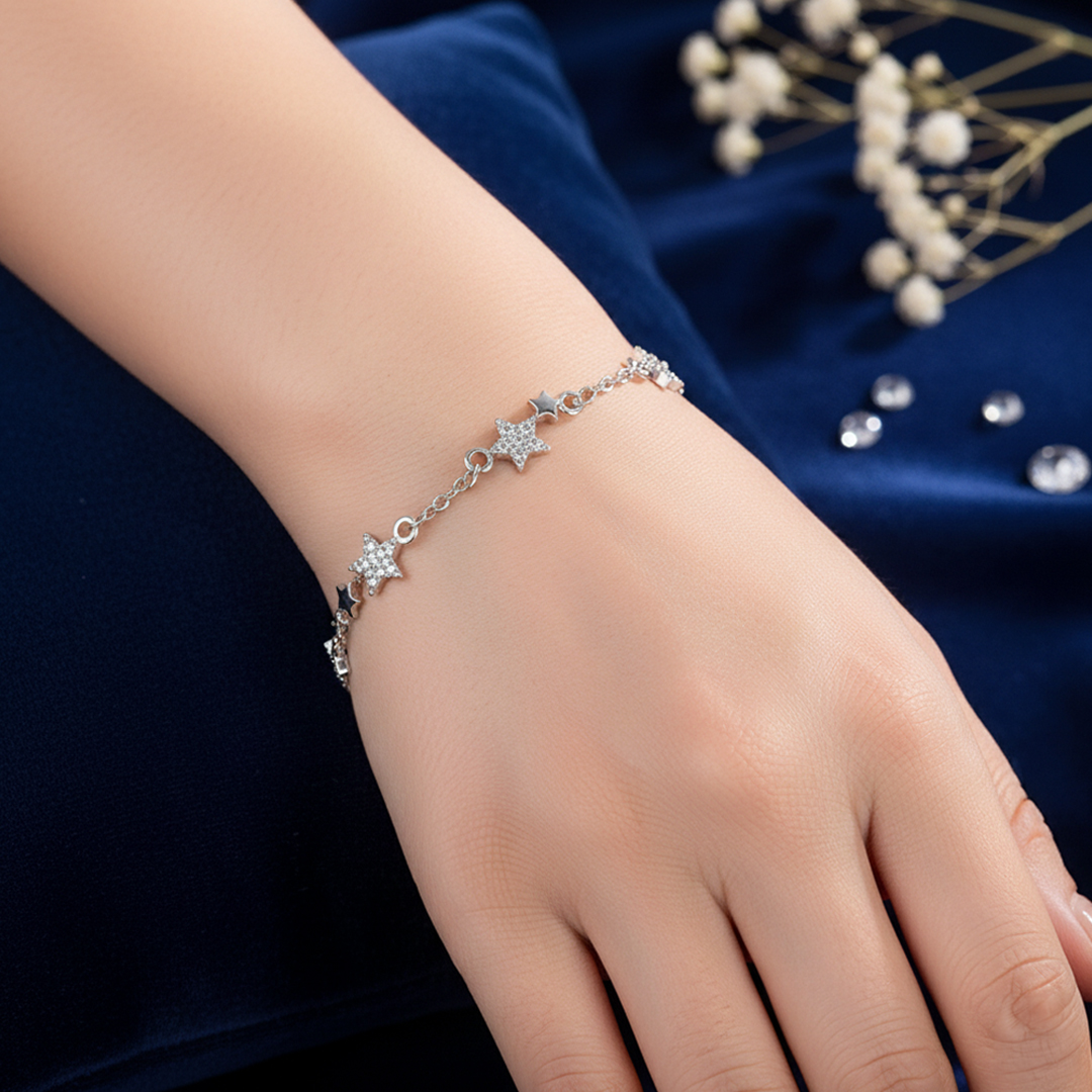 Floral Diamond Bracelet