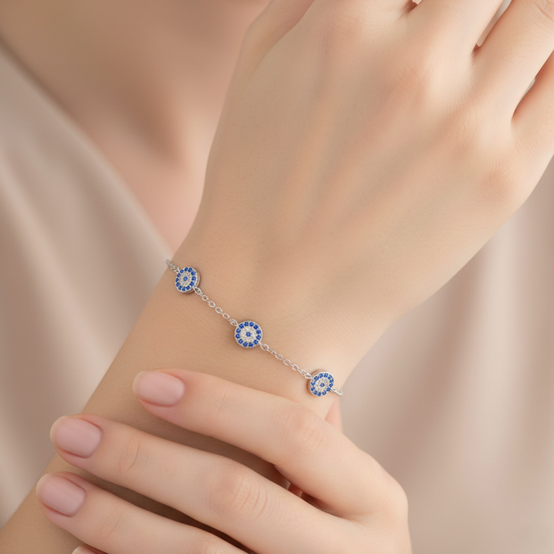 Round Evil Eye Bracelet