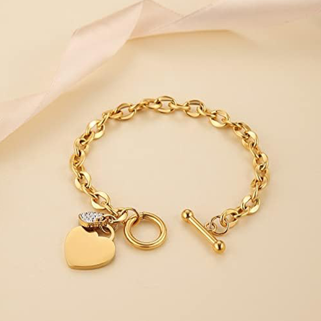 Heart Lock Bracelet