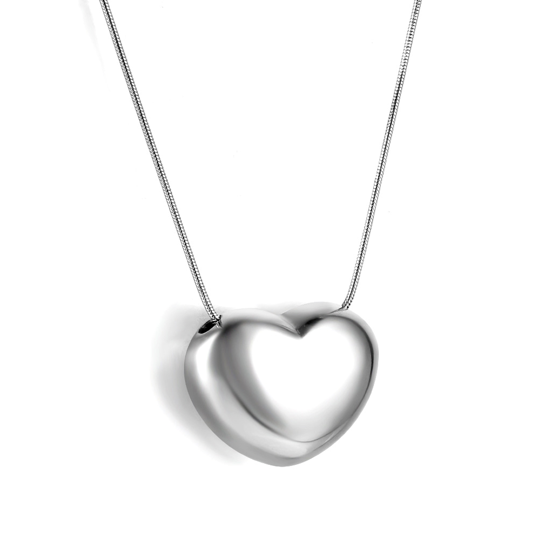 Dainty Hollow Heart Gold Plated Necklace