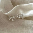 Dainty Bow Stud Gold Plated Earrings