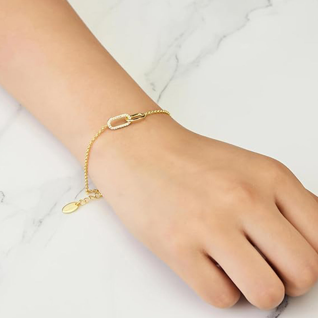 Anti-Tarnish Bond Gold Plated Bracelet