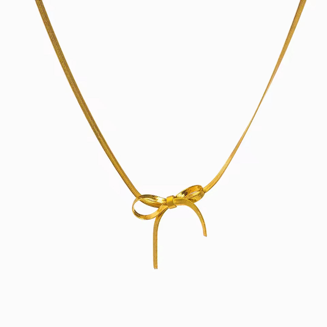 Bow Chain Necklace
